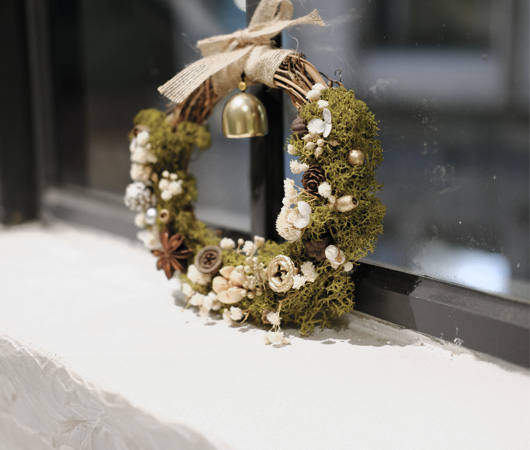 Preserved Moss Christmas Wreath Workshop